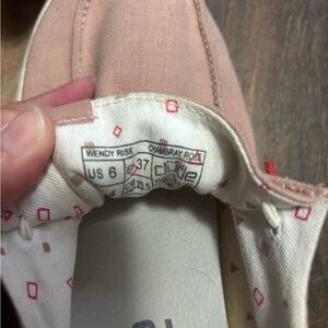 Wendy Rise Chambray Rose Slip Ons